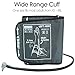 [2018] Clever Choice English & Spanish Talking Arm Blood Pressure Monitor with Cuff and Case - FDA, CE & ISO Certified, Irregular Heartbeat, One Size Fits All Wide range Cuff, Sphygmomanometer