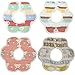 Baby bib,Unisex 4-Pack Absorbent Organic Cotton,super soft,Perfect Cute baby Gift for Boys & Girls 100% Cotton (Beetle&Bear)