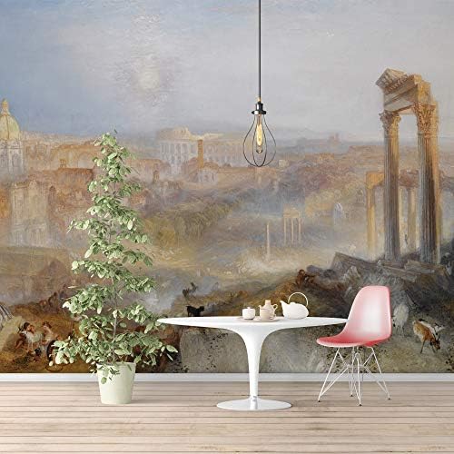 signwin Wall Murals Self-Adhesive Removable The Dogana and San Giorgio Maggiore by Joseph Mallord William Turner Wallpaper Home Decoration for Living Room,Bedroom - 66x96 inches