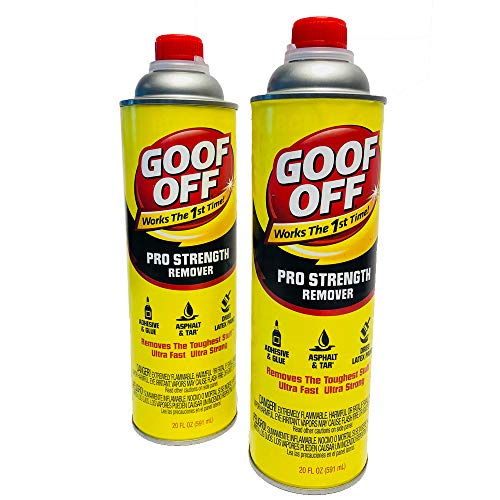 Goof Off Professional Strength Remover 20 Fl. Oz., 2 Pack Latex