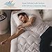 Bedsure Plush Mattress Topper Twin XL- All Season 2 in 1 Thick Winter Sherpa Mattress Pad & Warm Cozy Waterproof Mattress Pad for Twin Bed
