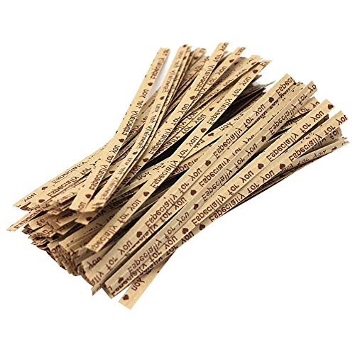 100 Pcs Gift Wrapping Especially For You Twist Ties For Bakery Cookie Candy Bag - Thumbnail 4