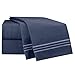 Nestl King Sheet Set - Luxury 1800 Ultra-Soft Microfiber King Bed Sheets - Double Brushed - Deep Pockets - Easy Fit - 4 Piece Set - Bedding Sheets & Pillowcases (King, Navy Blue)