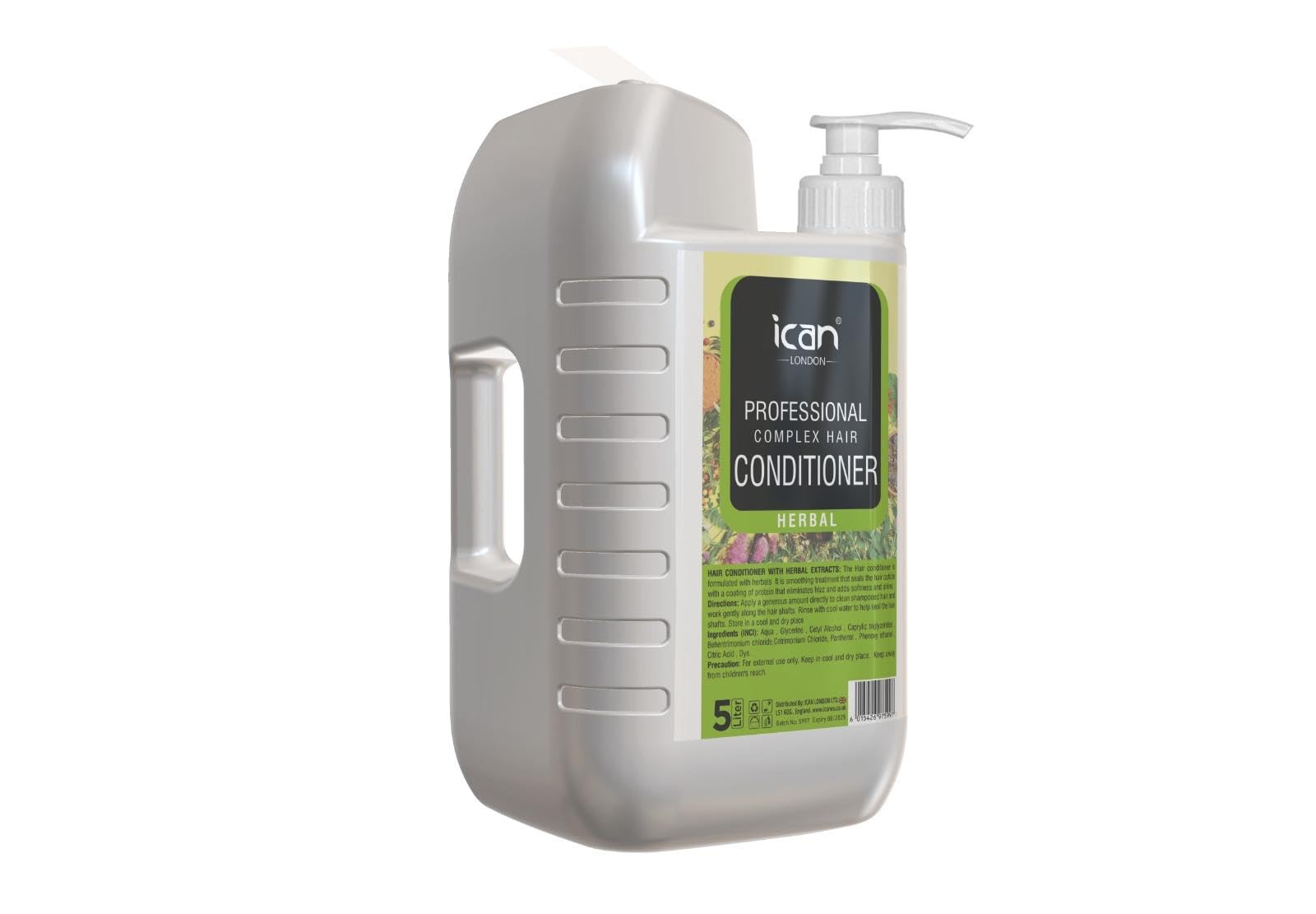 ICAN LONDON HERBAL COMPLEX CONDITIONER SALON SIZE 5 LITRE GALLON- SAME DAY DISPATCH