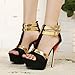 Wotefusi Fashion Women Platform Pump Stiletto High Heels 5.5