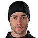 DAWAY Helmet Liner Sports Skull Cap Z07 Outdoor Hat for Men Women Cycling Running Baseball Skiing, Windproof, Thermal Retention, Moisture Wicking, Great Birthday Gift, One Size Fits All Black