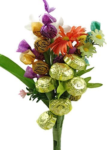 Organic 6 Bud Yellow Candy Bouquet