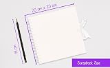 Styloo by bzbee Scrapbook Album 50 Sheets 20x20 cm White Spiral view 5