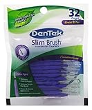 Dentek Slim Brush Cleaners, 32 each