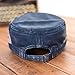 ETOSELL Men Women Adjustable Army Plain Vintage Hat Cadet Military Baseball Cap Blue