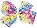 Jojo Siwa 2 X Bows Rainbow Unicorn Unicorn Stars & Rose Metal Pink