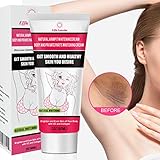 Underarm Whitening Cream, Natural Skin Bleaching Cream with Vitamin C Effective for Lightening & Brightening Armpit, Knees, Elbows Neck, Dark Spots, Whitens, Nourishes, Repairs Skin 60g (60g)