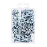 T.K.Excellent Phillips Flat Head Wood Screws Kit,150 Pieces