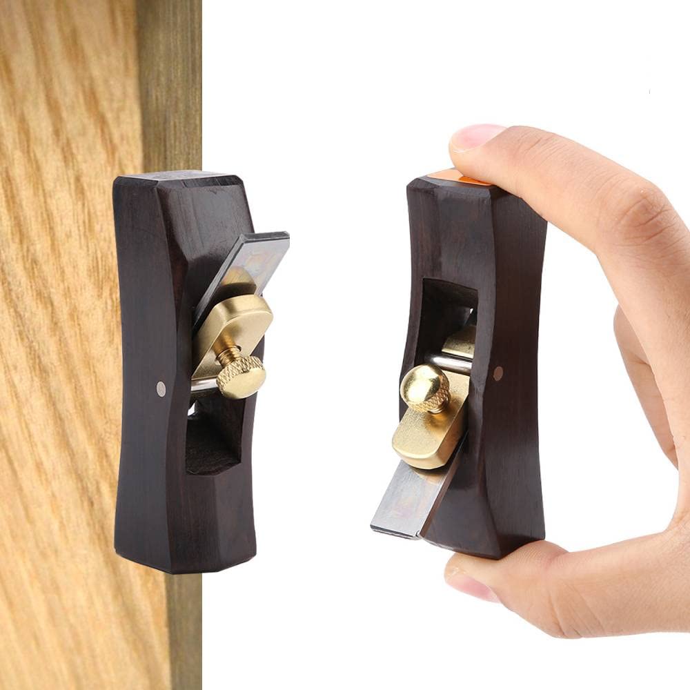 Mini Wood Planer Hand Tool, Versatile Arc Bottom Wood Plane Hand Tool Wood Trimming Plane for DIY Craft Woodworking, Wood Planing Smoothing