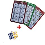 Professional Speedcubing CFOP Rubik's Cube 3x3x3 Speed Solving Methods Cards Set