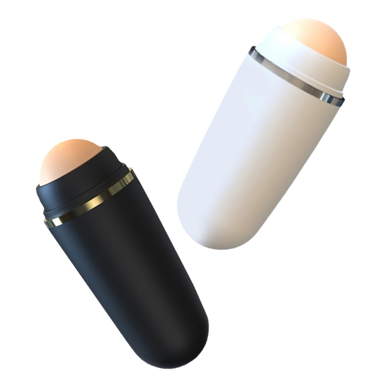 2Pcs Facial Oil Absorbing Roller Oil Control Face Roller Volcanic Stone Face Skin Care Tool for Men