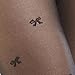 Women's Patterned Footed Tights Pantyhose 3pair or 2pair (One Size : XS to M, 20Denier Sheer Black 3Pair)
