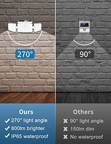 Otdair 132 LED Solarlampen für Außen, IP65 Solar Bewegungsmelder Aussen, 3 Modi Solarlampen Für Außen mit… – Bild 7