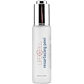 LifeCell Resurfacing Peel Overnight Liquid Exfoliant, Lactic and Glycolic Acid Toner for Body and Face - Exfoliating and Smoothing Skin Serum, Anti-Aging Skincare Peeling Treatment