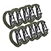Balight Outdoor Survival Bracelet Cord Paracord Flint Fire Starter Scraper Whistle Gear Kits,Set of 1\2\5\10
