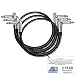 3 Units - 2 Foot - Audioblast HQ-1 - Ultra Flexible - Dual Shielded (100%) - Instrument Effects Pedal Patch Cable w/ &frac14; inch (6.35mm) Low-Profile, R/A Pancake Type TS Connectors & Dual Staggered Boots