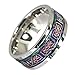 Fantasy Forge Jewelry Rainbow Celtic Spinner Ring Stainless Steel 8mm Comfort Fit Band Sizes 3-15