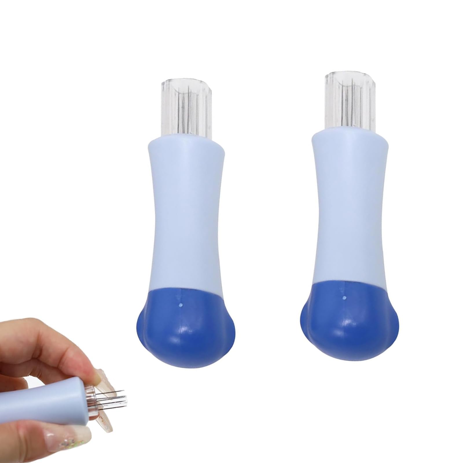 2 PCS Felting Needles,Needle Felting,Needle Felting Tools,Needle Felting Punch Tools Wool Multi Felting Needle Tool for DIY Toys Craft Make Felt Animals Patterns(Blue)