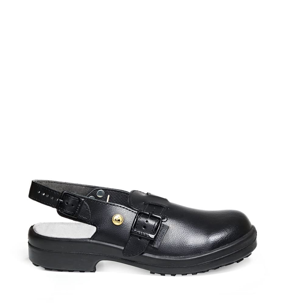 Abeba 31010-41 Size 41 "ESD-Classic" Safety-Clog Shoe - Black