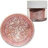 Rose Gold Tinker Dust Edible Glitter 5g Jar | Bakell Food Grade Decorating Glitters & Dusts for Dessert, Foods & Drink Garnish Pearlized Shimmer Sparkle Sprinkle