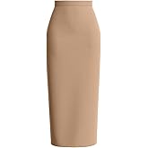 Verdusa Women's High Waist Long Pencil Skirt Work Slim Bodycon Skirts Party Club Night Out
