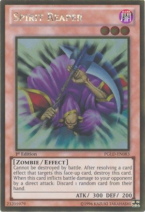 Yu-Gi-Oh! - Spirit Reaper (PGLD-EN083) - Premium Gold - 1st Edition - Gold Rare