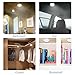SZMYLED LED Puck Lights, Warm, Soft & Cool White 3 Modes Available, Under Cabinet Led Lights for Closet and Kitchen, Set of 4