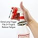 Mighty Gadget (R 3 Pack of 32 oz Premium Quality Empty Chemical Resistant Spray Bottle with No Clogs, Leak Proof Sprayers 40% More Spray Power
