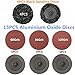 INSMA 35Pcs Sanding Discs Set 2 inch Quick Change Discs Surface Conditioning Discs with 1/4 inch Tray Holder for Surface Prep Strip Grind Polish Finish Burr Rust Paint Removal