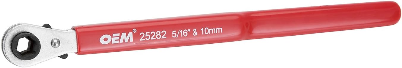 OEMTOOLS 25282 5/16 Inch Battery Terminal Wrench, Double Sided, 9.5 in Length, Alloy Steel