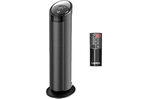 Lasko - Calentador Ceramico de Torre Eléctrico 22" con Temporizador y Potente 1500W: Calor Inteligente para tu Hogar.