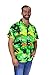 Funky Hawaiian Shirt, Surf, green, XL