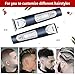 Beard and Hair Trimmer, Hizek Hair Clippers Professional Haircut Kit,Cordless Men's Trimmer with 3 Adjustable Speeds, LED Display, Precision Blade,Travel Bag and 4 Guide Combs For Family Use