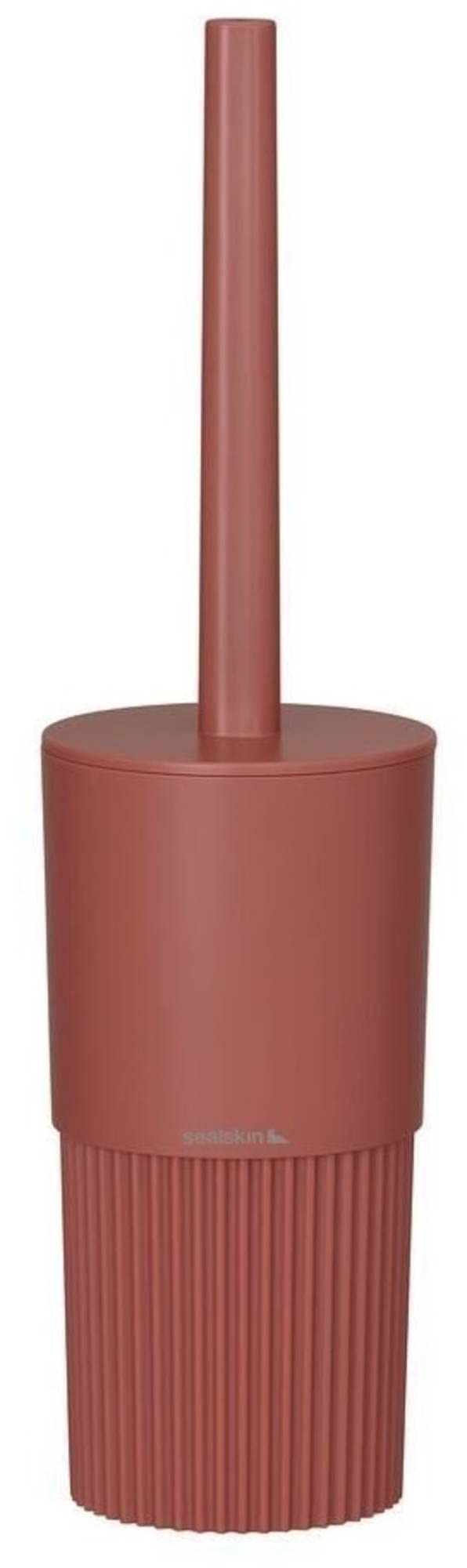 Sealskin Brave Toilet brush and holder freestanding Dark pink