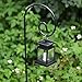 BEAU JARDIN Shepherd Hook 48 Inch 2 Pack No Assembly Required 2/5 Inch Heavy Duty Solid Metal Hanging Pole for Outdoor Garden Plant,Bird Feeder,Lanterns,Wedding Decor,Plant Baskets Wind Chimes