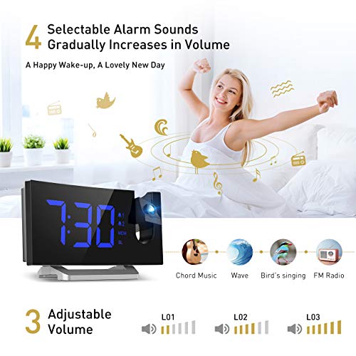 4 Mpow+Projection+Alarm+Clock+LED