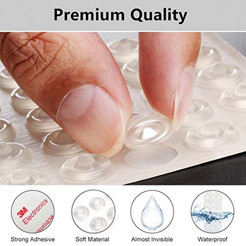 Door Bumper Bumpers Clear Soft Close 100PCS,