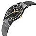 Tamlee Fashion Classic Slim Case Quartz Analog Mesh Stainless Steel Dress Watches for Men Black