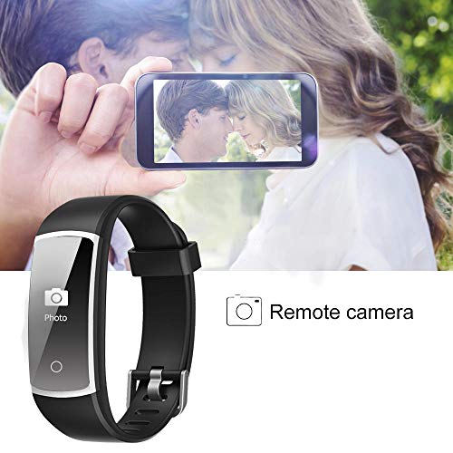 YAMAY Fitness Tracker with Blood Pressure Monitor Heart Rate Monitor,IP68 Waterproof Activity