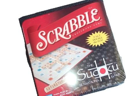 Scrabble 2 in one double fun with Sudoku