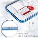 MILPROX Case Compatible with iPhone 6/6S, Bling Glitter Pretty Sparkle 3 Layer Hybrid Anti-Slick/Protective/Soft Slim TPU Case Compatible with iPhone 6s/6