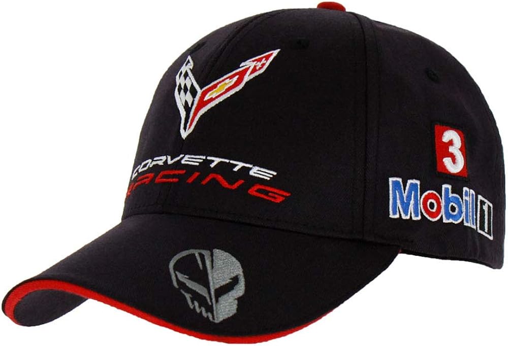 Corvette Racing C8.R Official Team Cap Black/Red Clothing