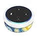 Fintie Protective Case for Amazon Echo Dot (fits All-New Echo Dot 2nd Generation) - Premium Vegan Leather Sleeve Cover Plush Lined Holder Stand, Starry Night