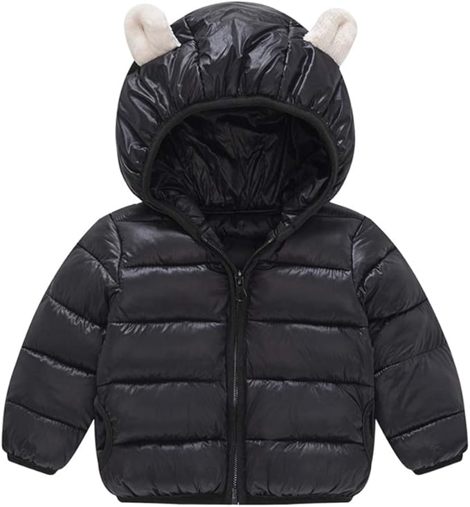 Toddler Baby Down Jacket Boys Girls Kids Warm Winter Hooded