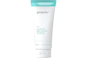 Proactiv+ Smoothing BHA Cleanser, 6 oz, Unscented Acne Treatment for All Skin Types, 1% Salicylic Acid Cleanser with Soothing Aloe